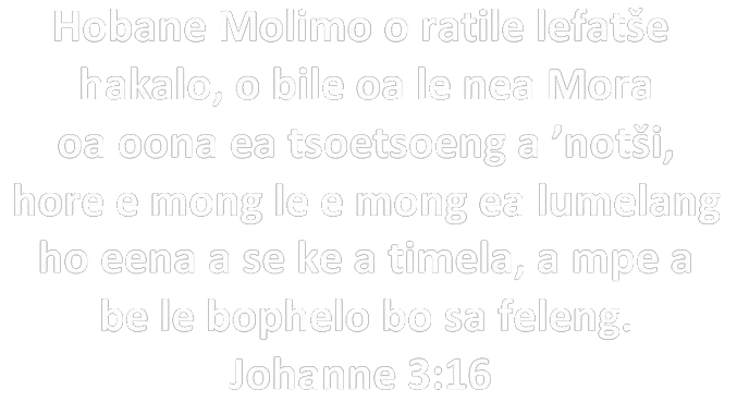 Temana ea Bibele: Johanne 3:16